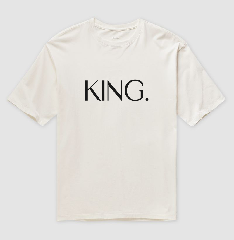 Camiseta Oversized Masculina KING