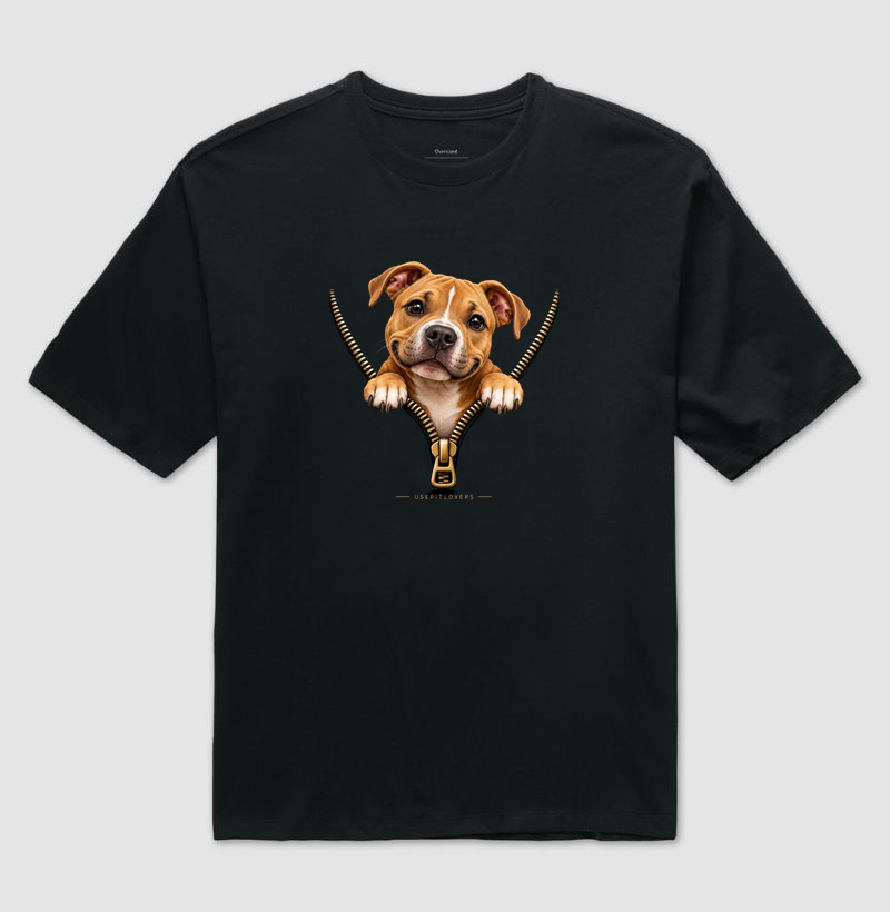 Pit no Zíper - Camiseta Oversized