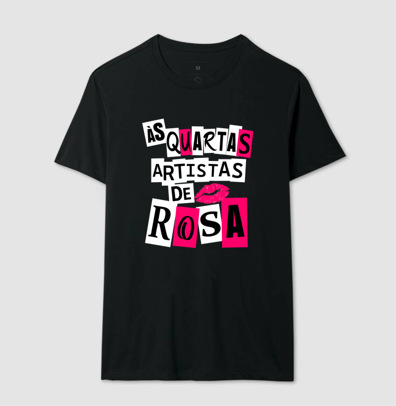 Às quartas artistas usam rosa