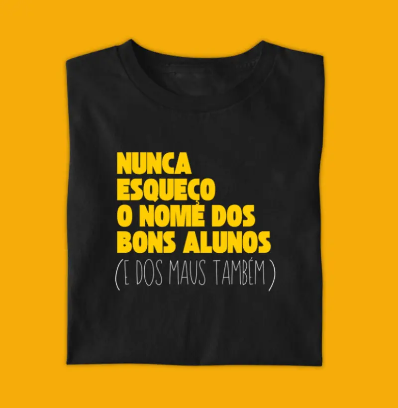 Nunca esqueço o nome dos alunos