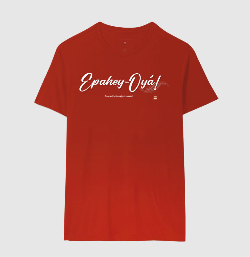 Camiseta Epahey-Oyá! Vermelho - Iansã