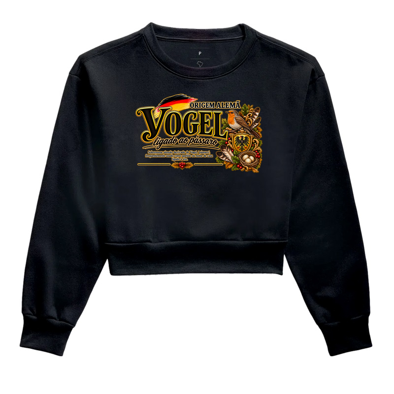 Vogel  - Cropped Moletom
