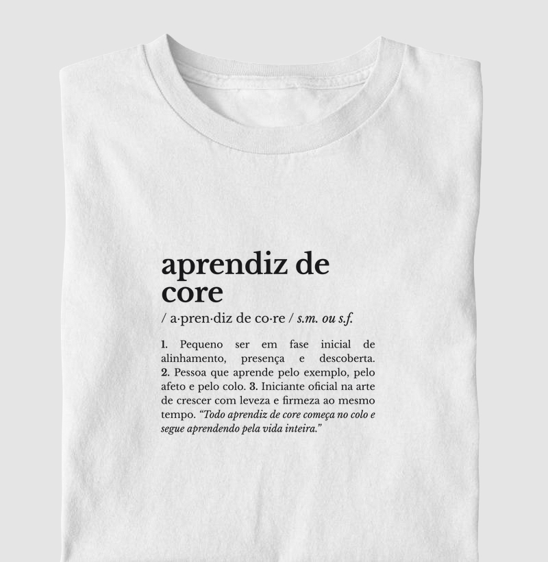 aprendiz de core – substantivo masculino ou feminino