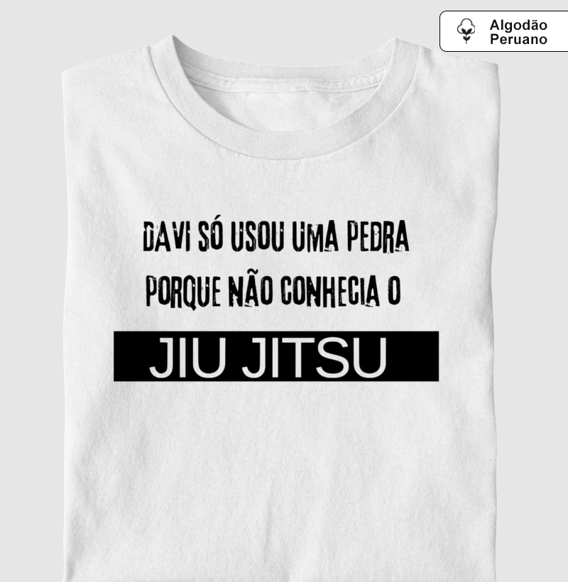 Davi só usou uma pedra porque não conhecia o Jiu Jitsu 