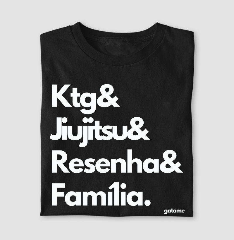 Camiseta Colab KTG & Gatame – Edição Limitada para Amantes do Jiu-Jitsu
