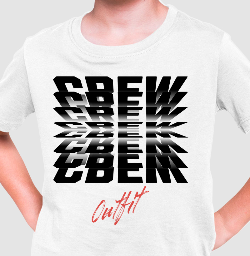 Camiseta Infantil - Crew Flip