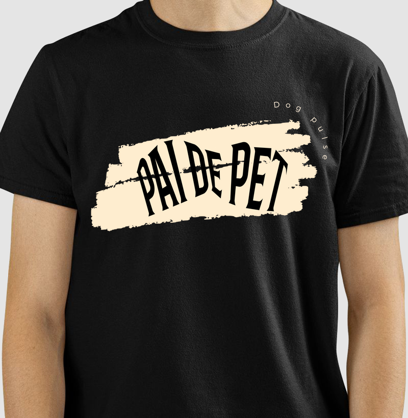 Camiseta Dog Pulse Pai de Pet - Father of Tails 