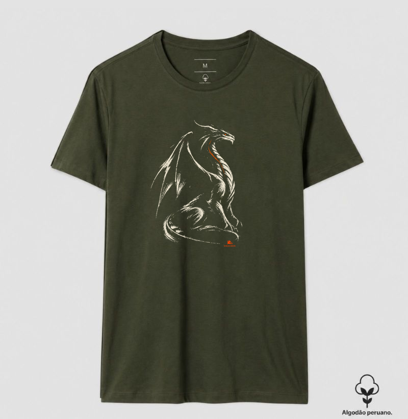 Traço Ancestral - Camiseta Algodão Peruano