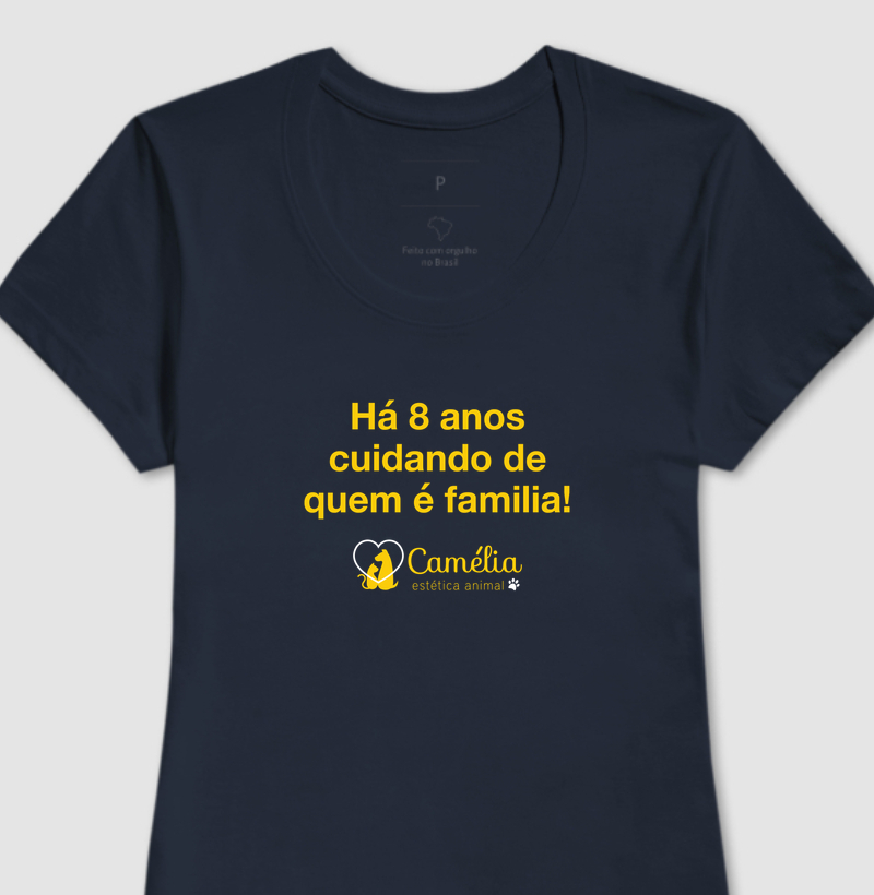 Camélia 8 anos - Camiseta