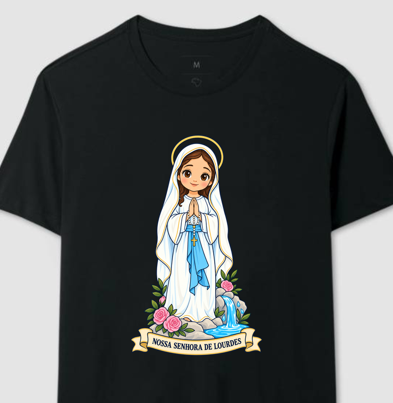 Nossa Senhora de Lourdes estilo chibi