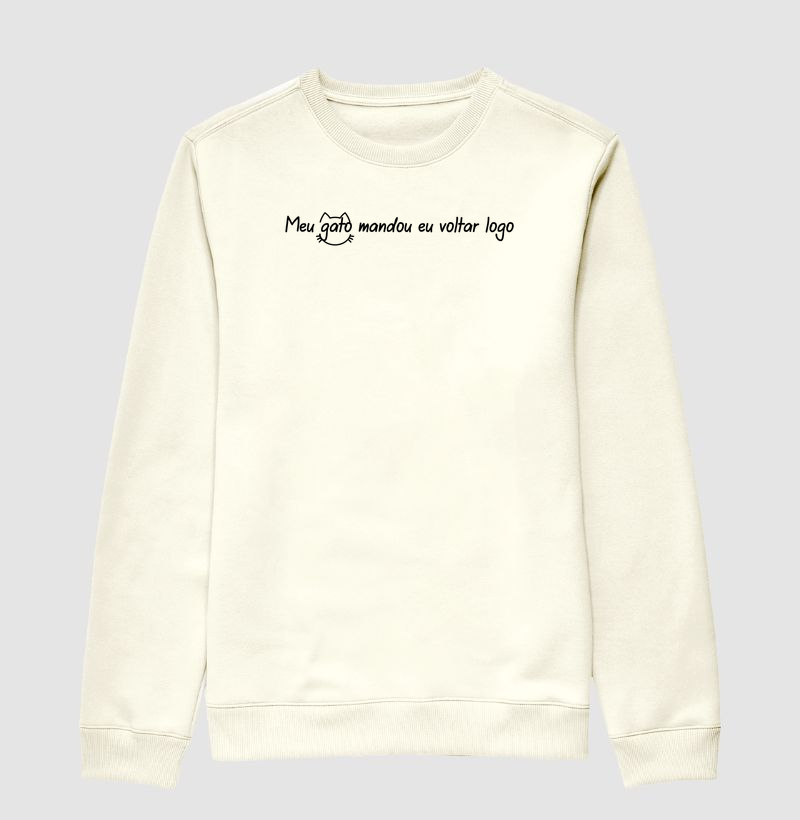 Meu gato mandou eu voltar logo