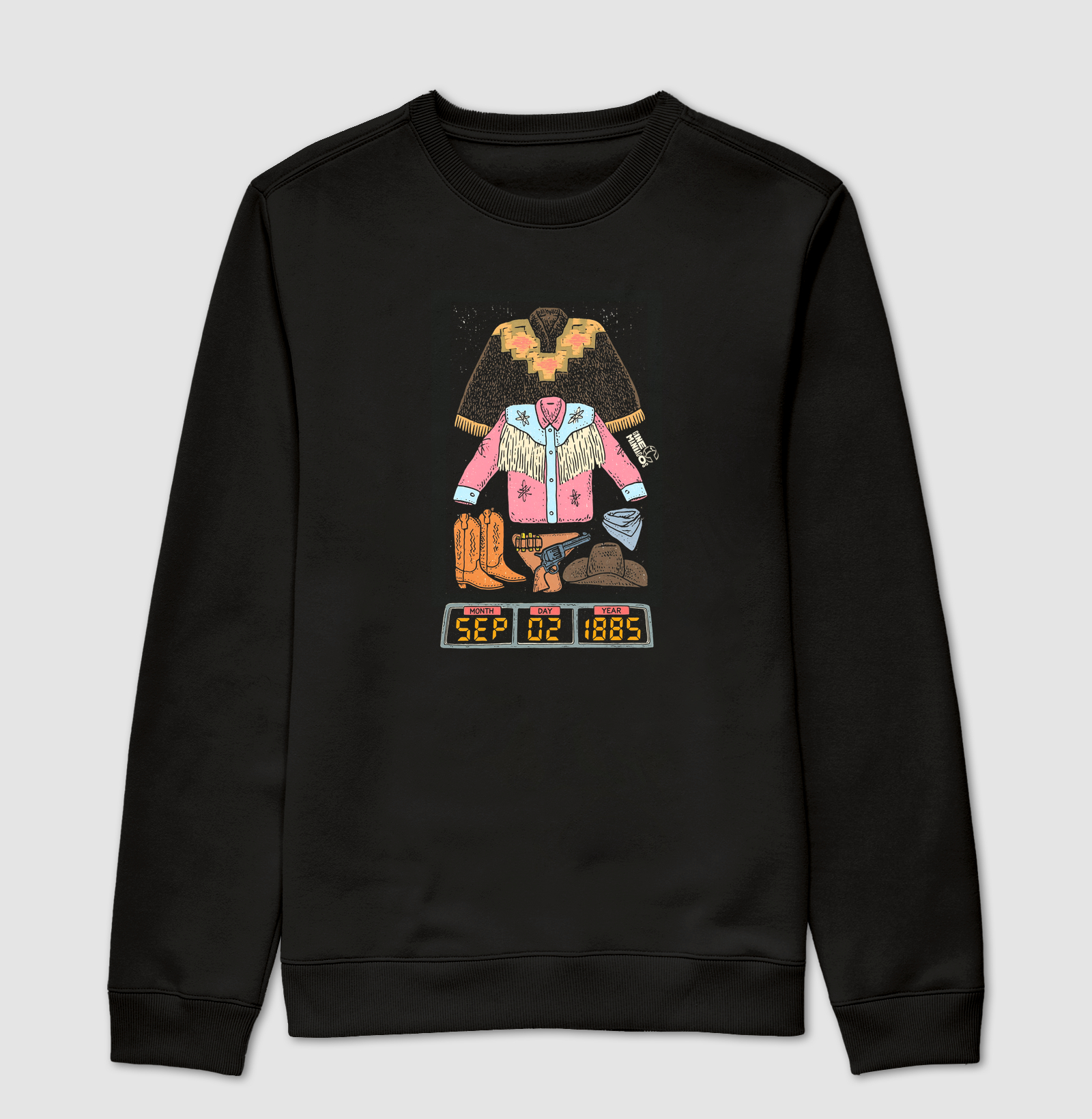 Camiseta Marty 1885 — De Volta para o Futuro III - Suéter Moletom