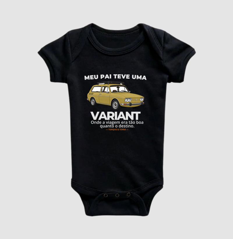Meu pai teve uma Variant - amarelo mostarda - Body Infantil