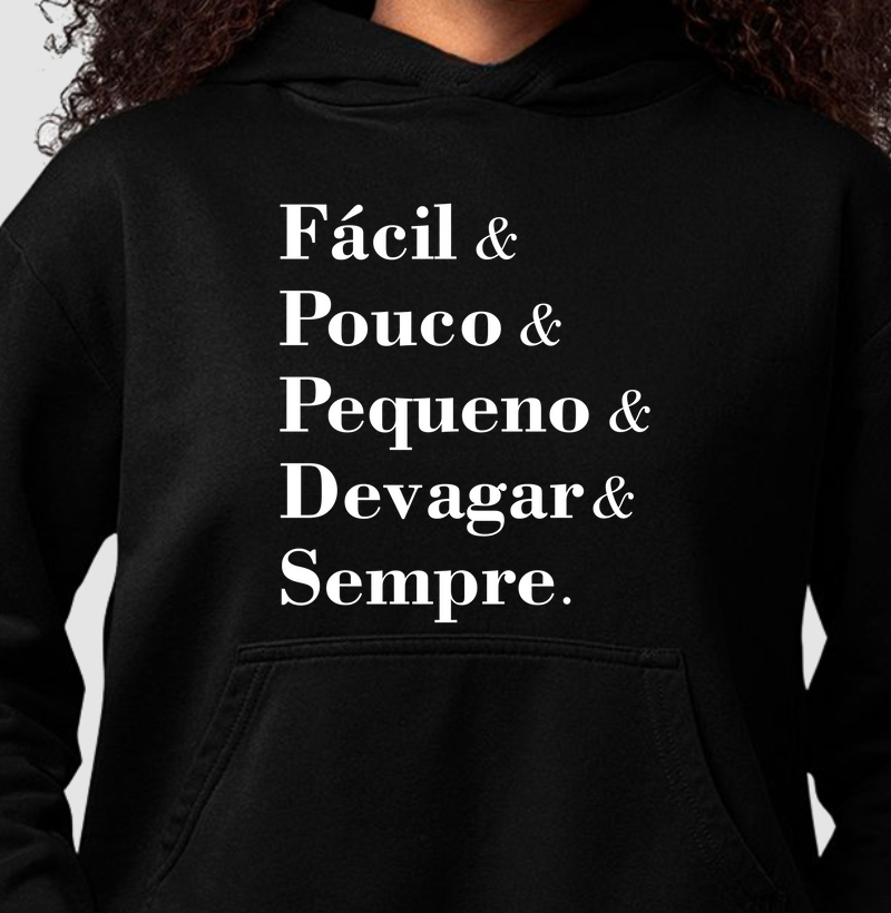 Fácil Pouco Pequeno Devagar Sempre