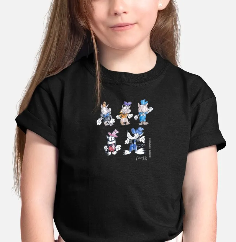 CAMISETA MINI - LOBOS E PORCOS