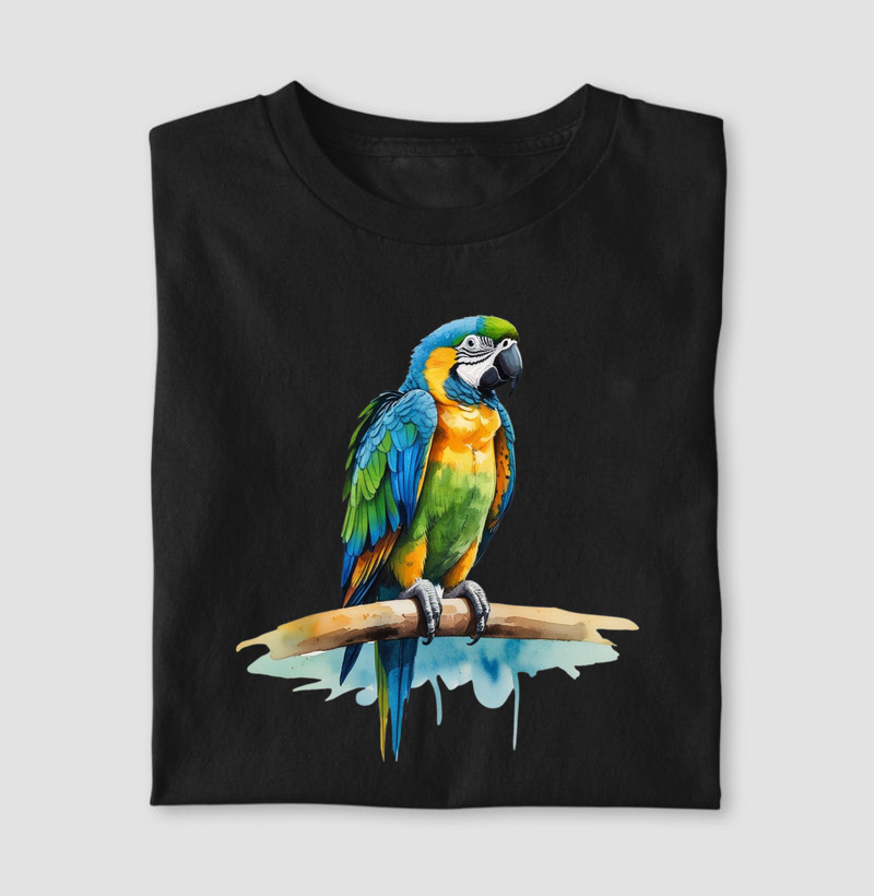 Pássaro Papagaio aquarela