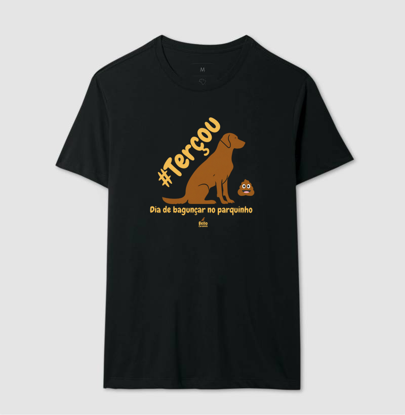 Camiseta -  #Terçou - Dia de bagunçar no parquinho