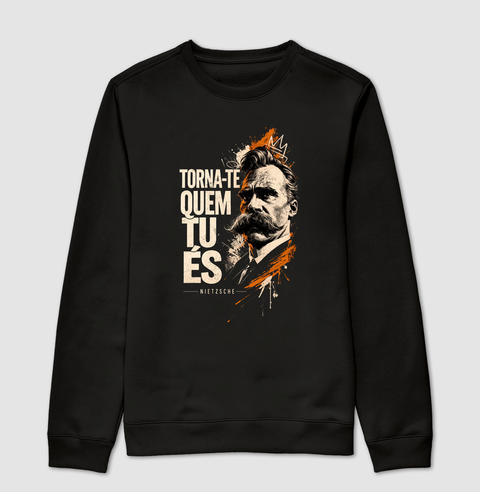Filosofia de Nietzsche "Torna-te quem tu és" - Suéter Moletom