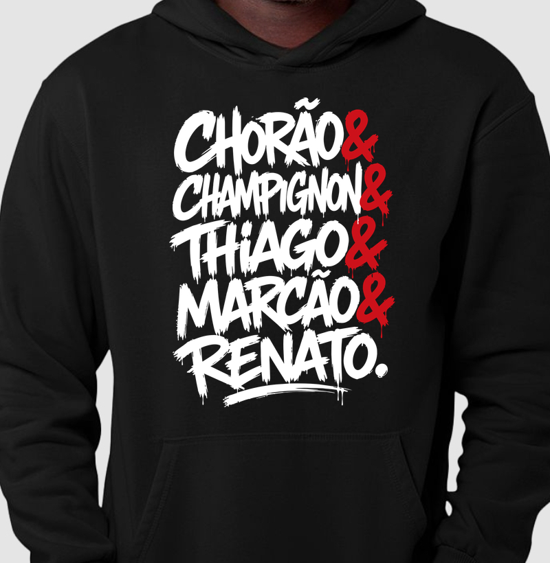 Moletom Nomes Charlie Brown Jr. 