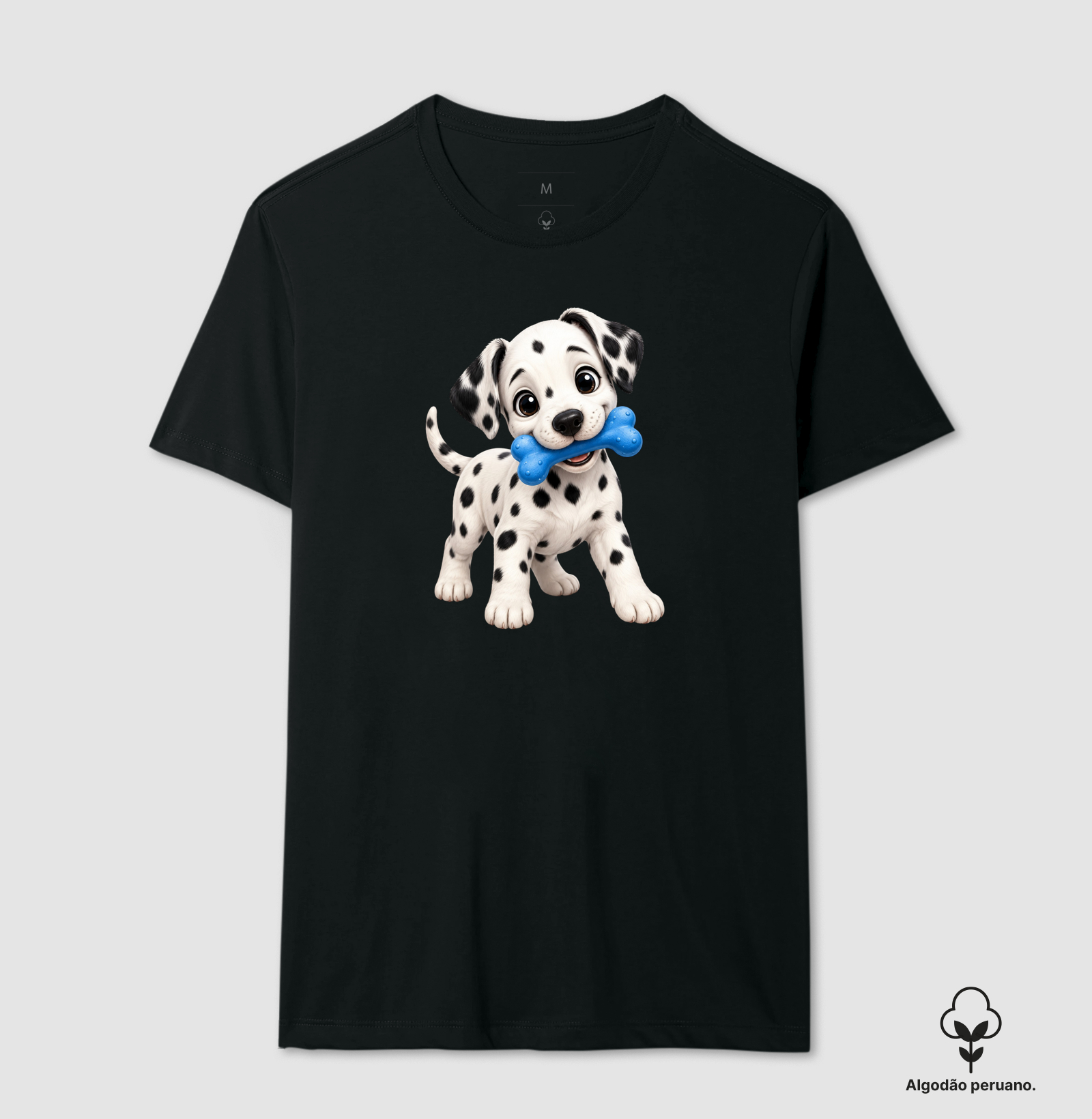 Dálmata - Desenho Animado - Camiseta Algodão Peruano