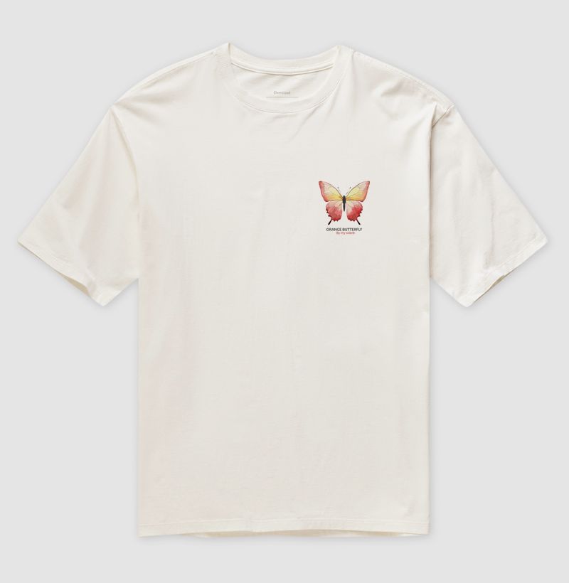 ORANGE BUTTERFLY 01 - Oversized