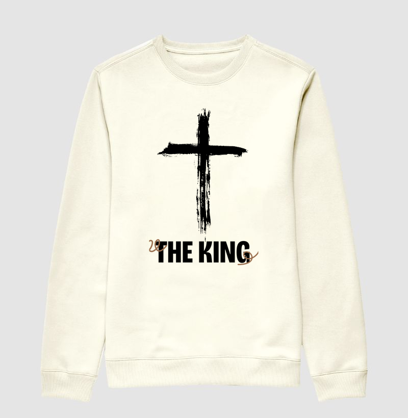 CRUZ THE KING - Estampa Preta - Suéter Moletom