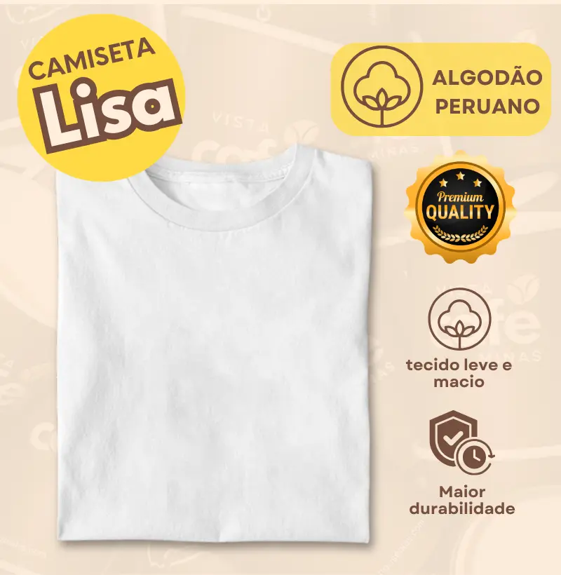 Camiseta Premium Lisa