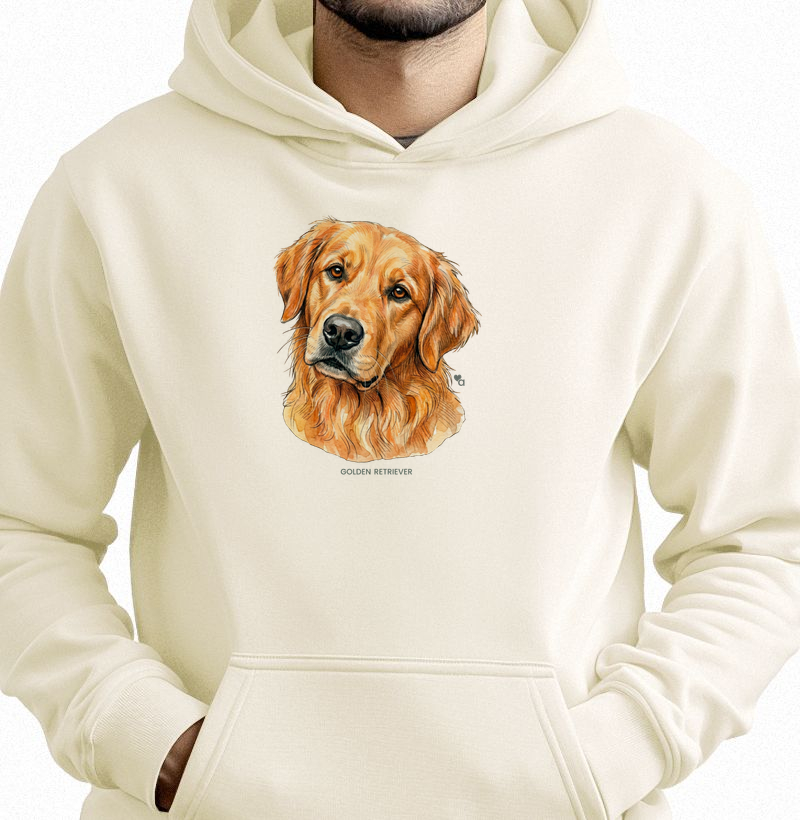 Cães - Golden Retriever - Moletom Hoodie