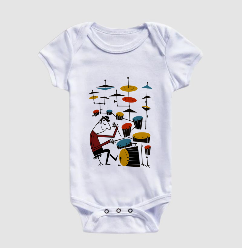 The Mid-Century Jazz Drummer