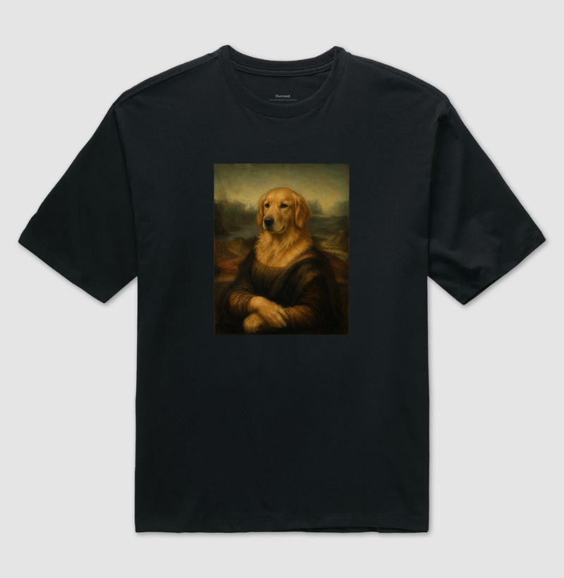 Golden Lisa - Camiseta Oversized
