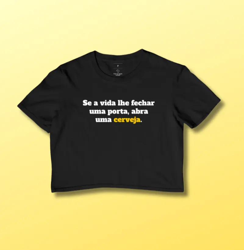 Porta fechada, cerveja aberta