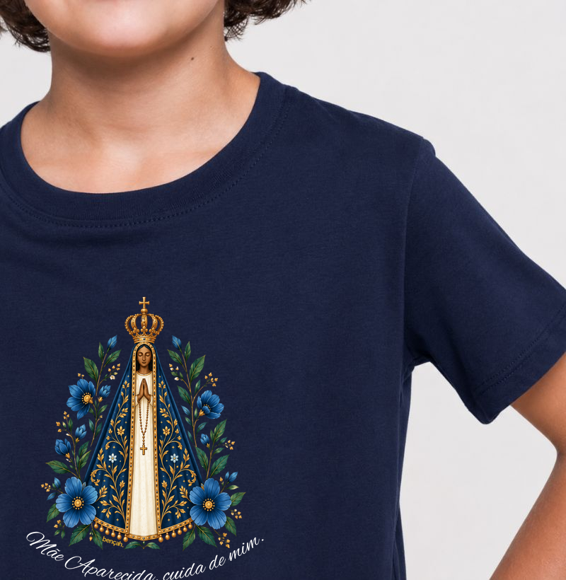 T-shirt Infantil - Mãe Aparecida