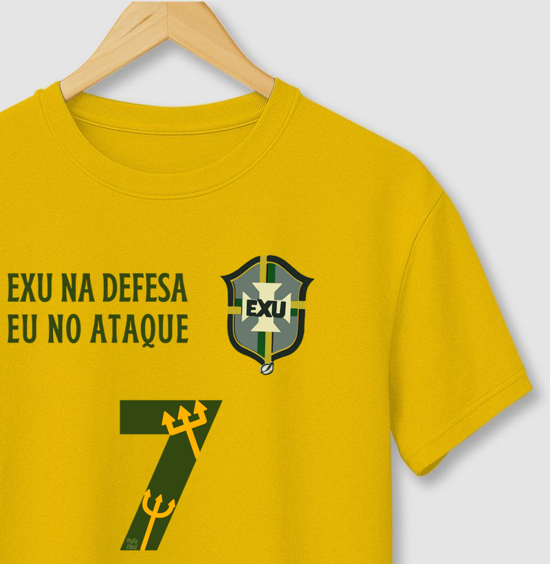 Exu na Defesa Brasão 7 Amarelinha/Branca Maria Patuá 