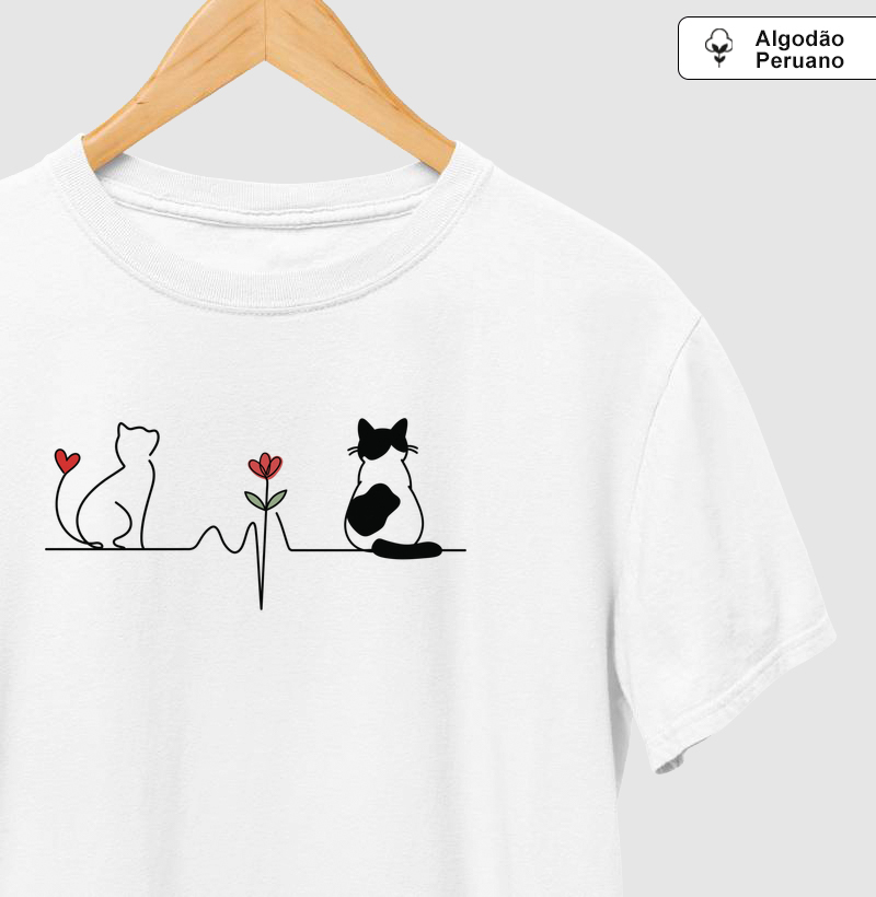 EletroCATograma 3 - Camiseta Algodão Peruano
