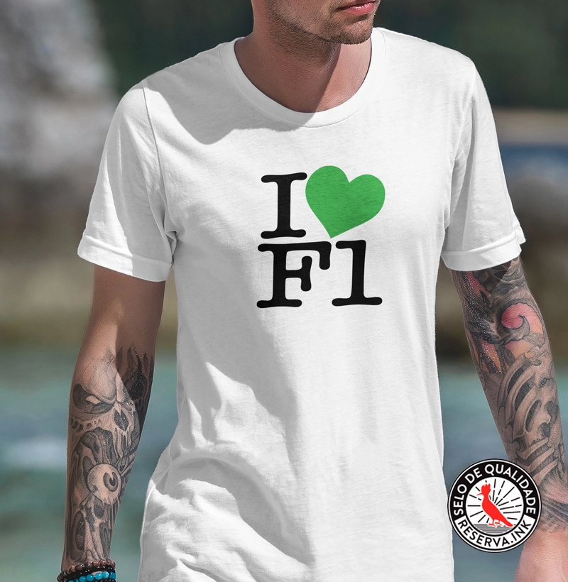 Camiseta I Love F1