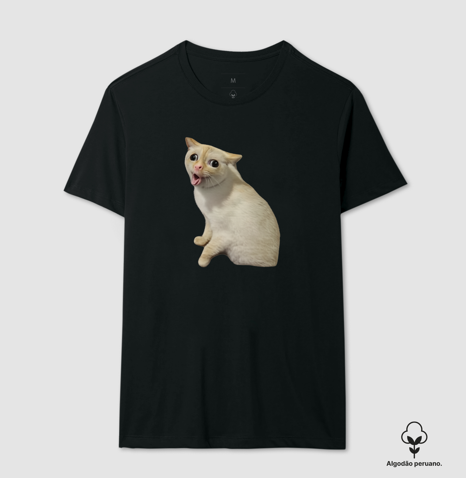 Camiseta Gato Meme Vomit