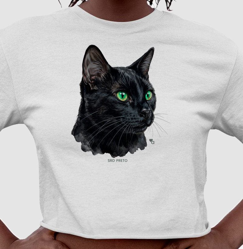 Gatos - SRD Preto - Cropped