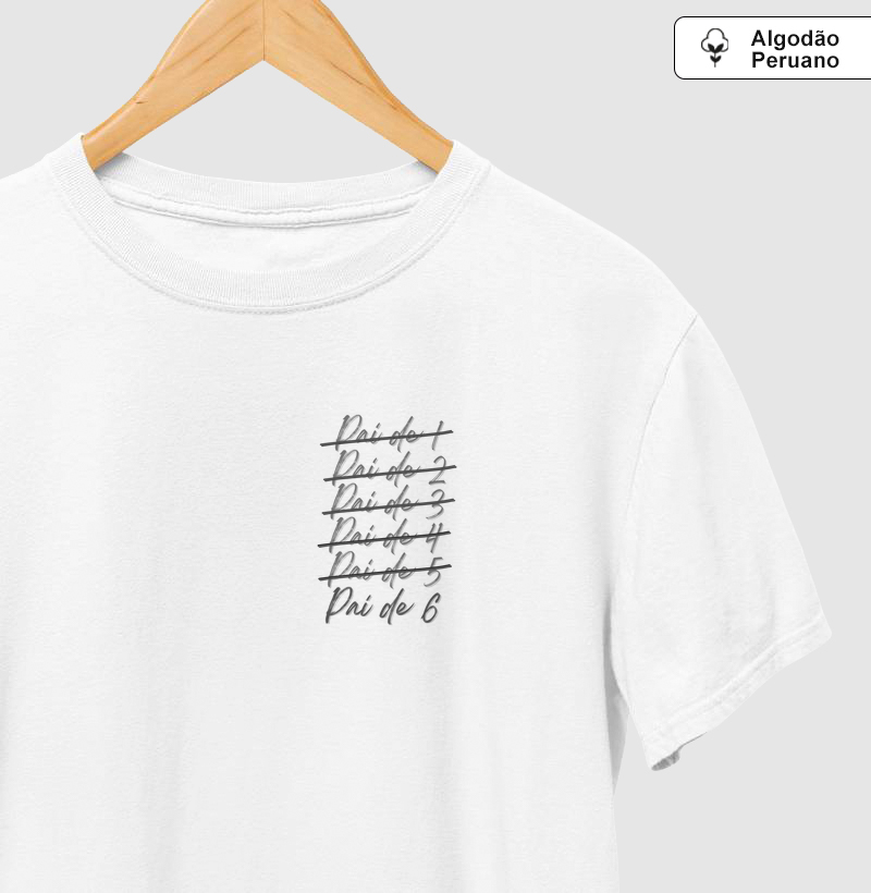 Pai de 6 Minimalista Algodão Peruano