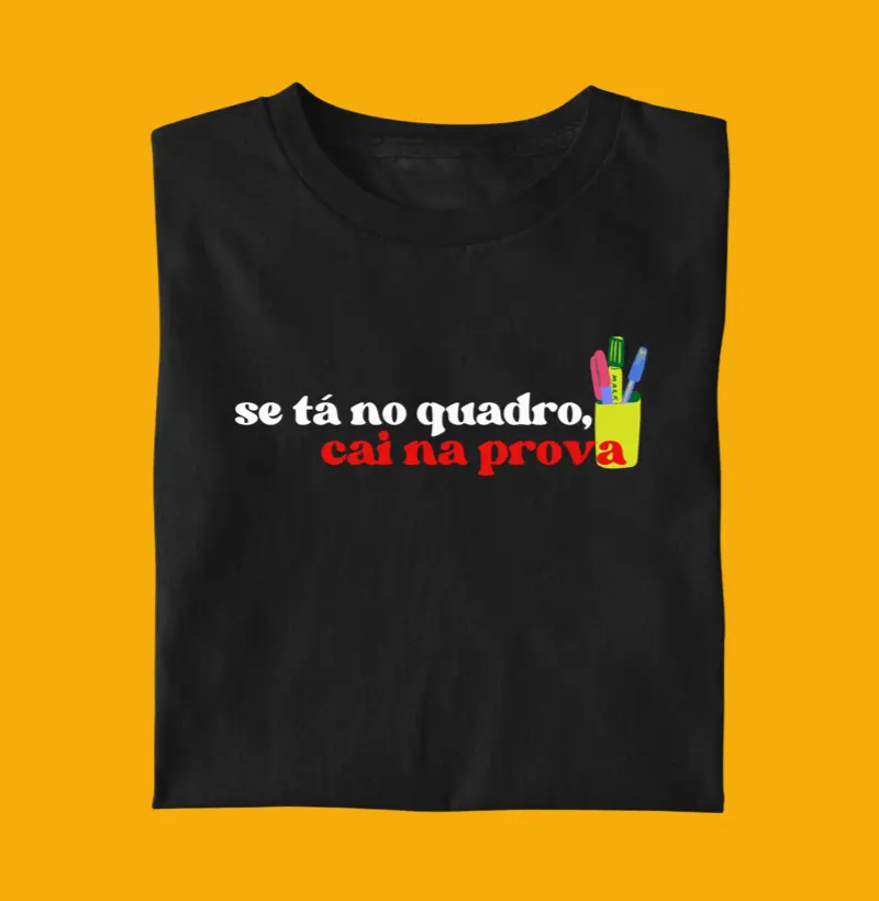 Se tá no quadro, cai na prova