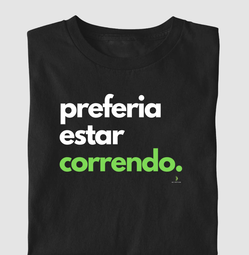 Preferia estar correndo