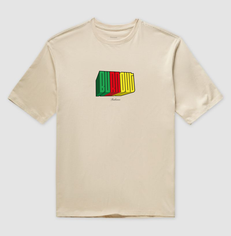 Camiseta Oversized Burnout