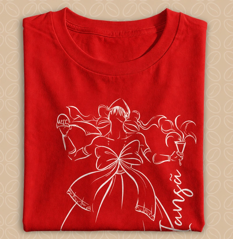 Camiseta Iansã em traços