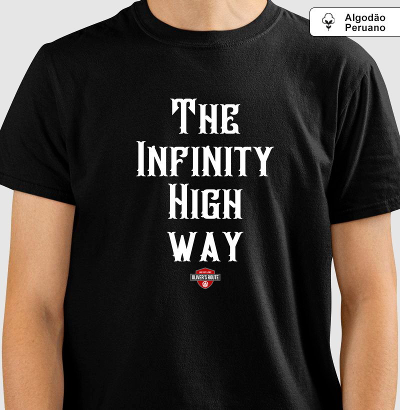 The Infinity Highway - Camiseta Algodão Peruano