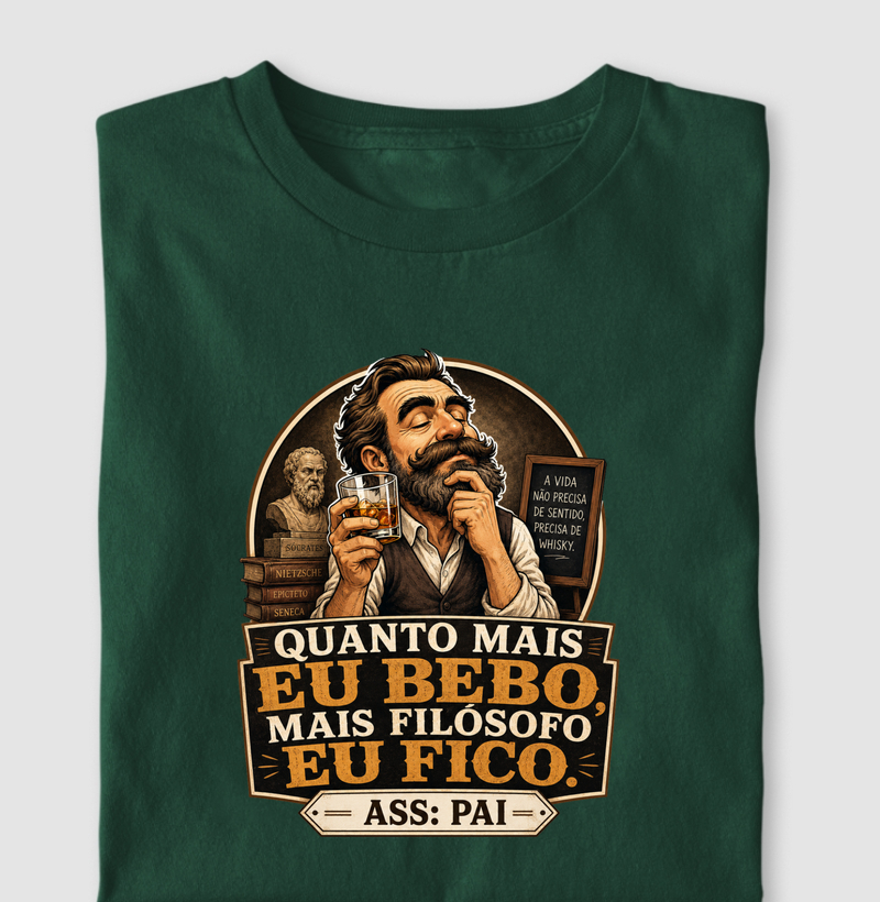 Quanto mais eu bebo, mais filósofo fico