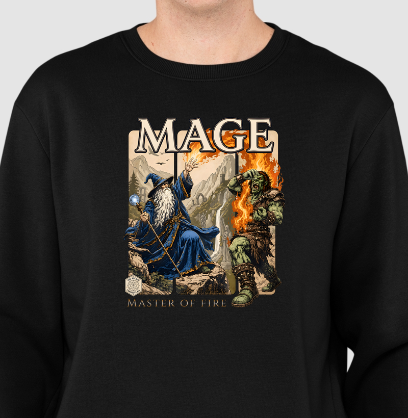 Mage - The Master of Fire - Suéter Moletom