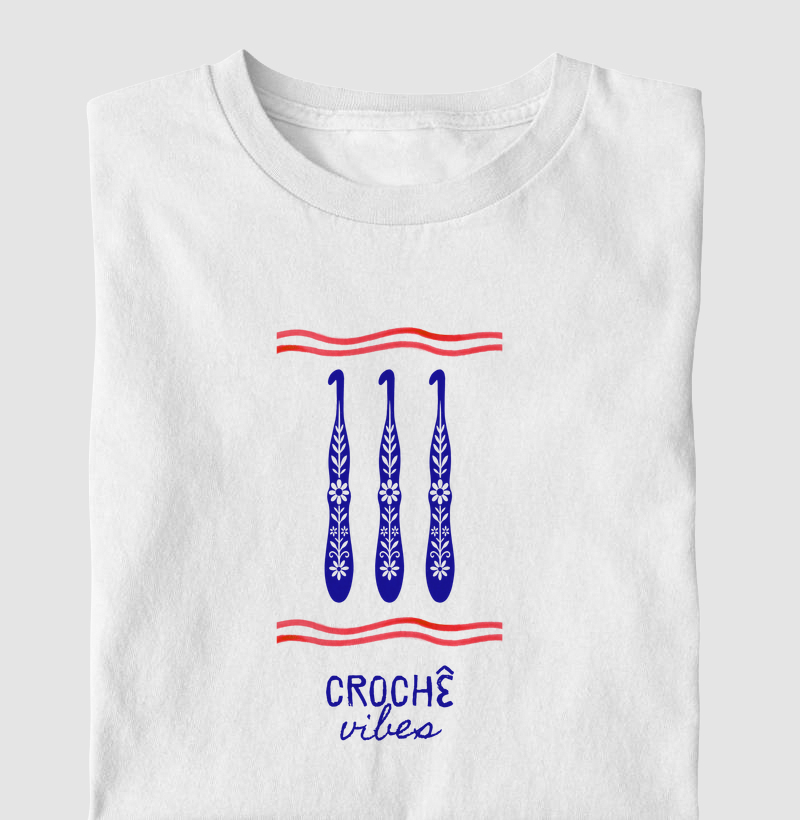 Camiseta Crochê Vibes Veraneio