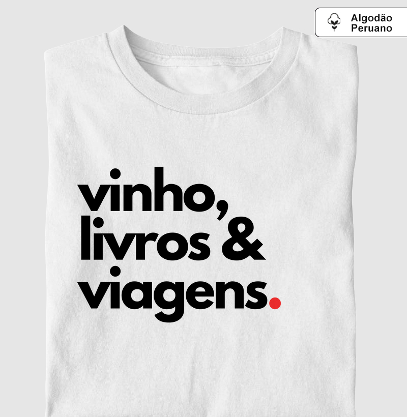Vinho livros e viagens