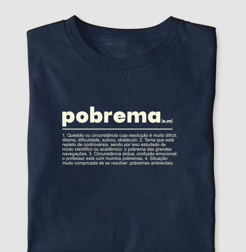Pobrema - Dicionário