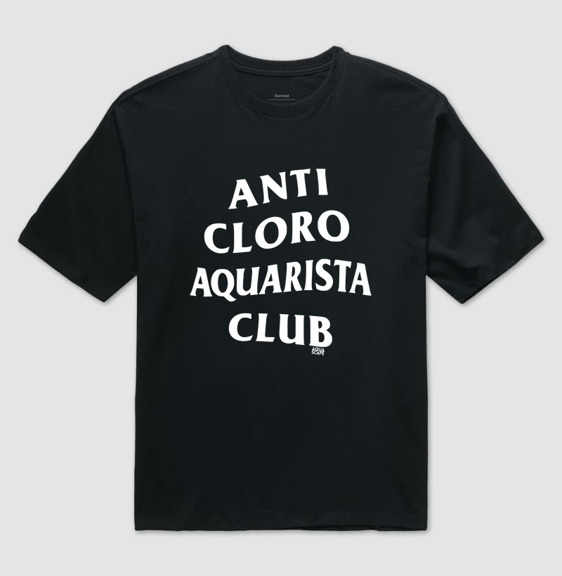 Camiseta Anti Cloro Aquarista Club | Moda Lifestyle Aquarismo - Aquascape