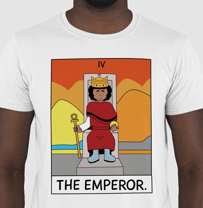 Camiseta Big Carta - The Emperor - Estampa Tarot